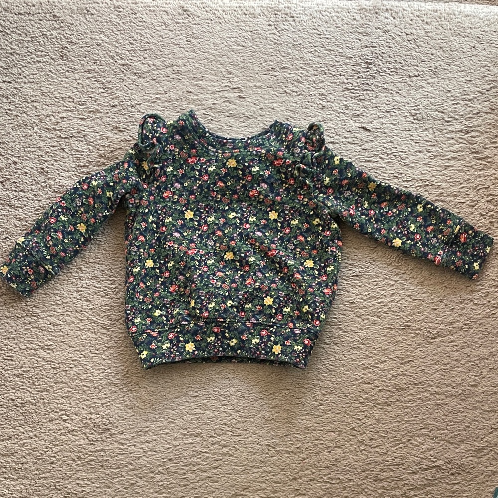 Polo Ralph Lauren ruffle long sleeve sweater